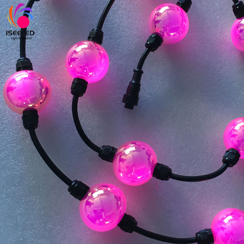 Zlatna LED lopta Svjetlo Disco LED string rasvjeta