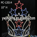 large cheap custom colored patriotic star crowns PC-12014
