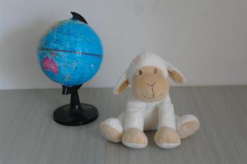 Cute little monkey plush toy doll