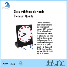 Educational preschool montessori EN71 kids clock toy