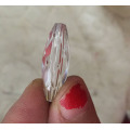Breloques en perles à facettes en cristal acrylique