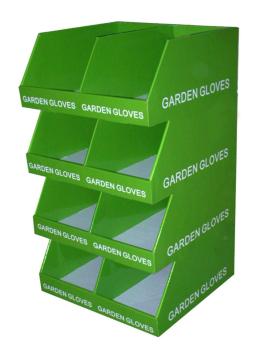 Corrugated shipper stack display