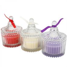 Yurts holder Colourful scented Candle in Glass Jar