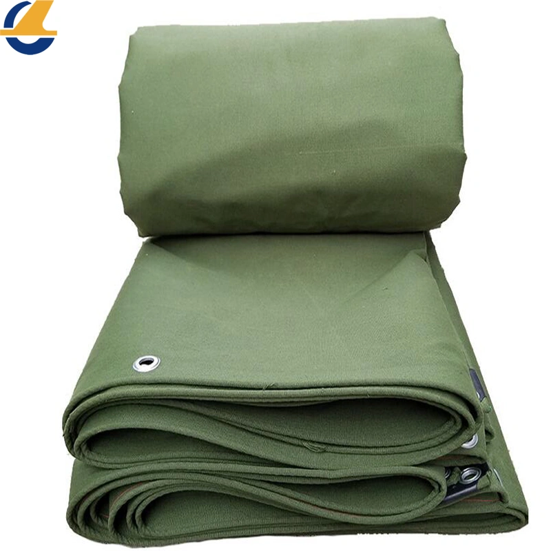 Waterproof Canvas Fabric Wax Coated Canvas Tarpaulin - China