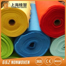 100% polyester nonwoven fabric needle punched carpet