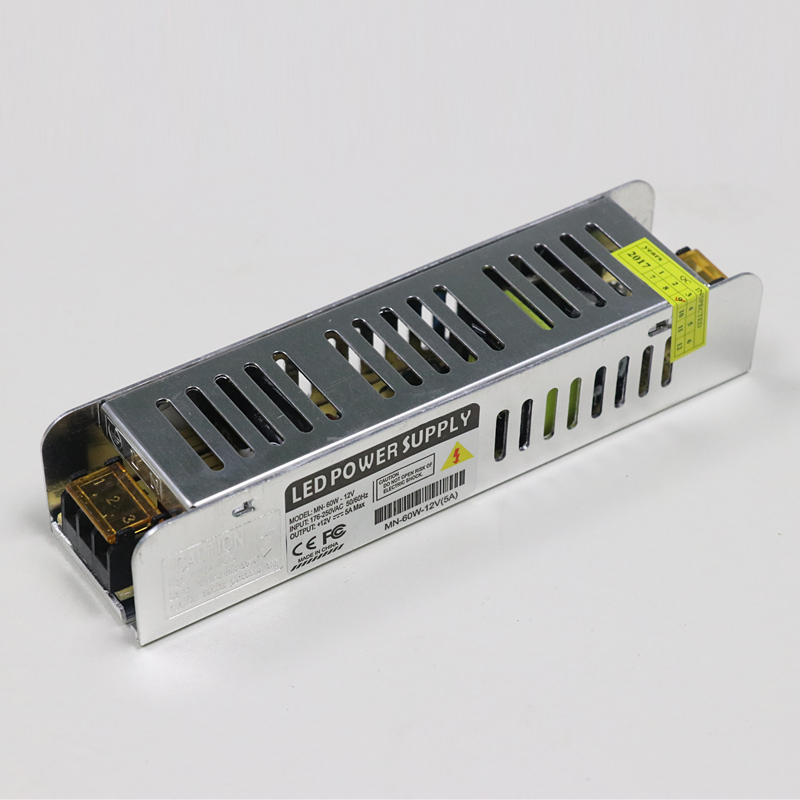 Showcase led lighting power supply 60w 12v 5a