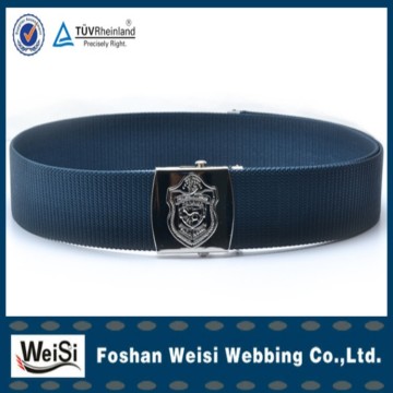 Navy Blue Nylon Custom Police Belt