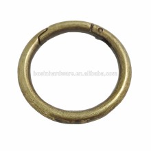 Fashion Metal Spring O Ring Antique Brass