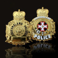 Custom Brand Logo Police Army Badges Metal Emblems