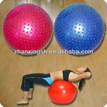 Red Rubber Inflatable Gym Yoga Massage Exercise Fitness Ball