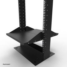 19inch 2U Center Rack Mount Shelf 2Pcs Set