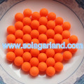 6/8/10/12 mm acryl ronde rubberen gecoate dikke kralen zonder gaten