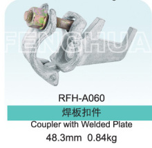 Coupler with Welded Plate