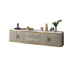 Hot sale factory direct sideboard gold buffet modern luxury console table for dining room furniture ready to ship
