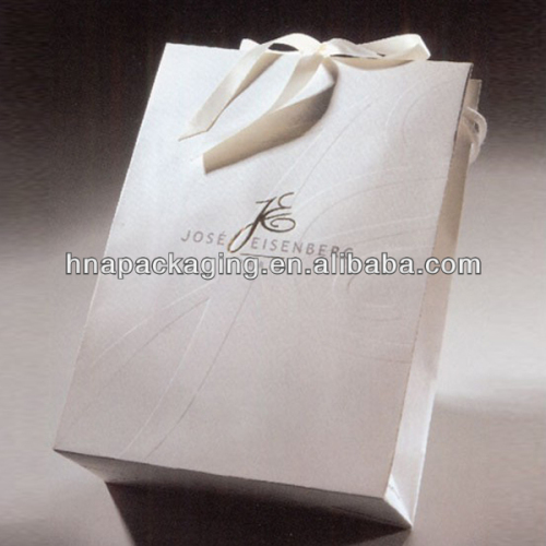 paris top quality oem paper shopping bag with logo