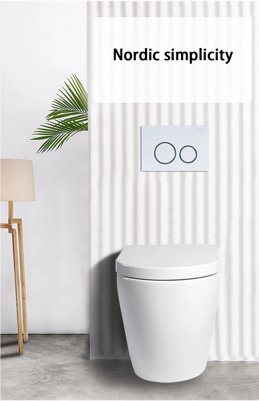 Floor Standing Back to Wall Toilet with Concealed Cistern Bath Toilet