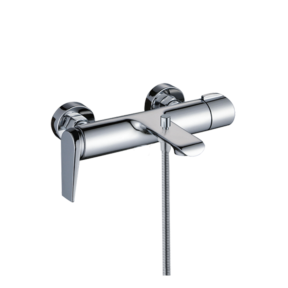 Cylinder Exposed Shower Mixer with Spout