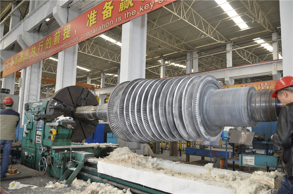 10MW Steam Turbine Generator Rotor Maintenance