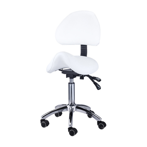 Ergonomic Adjustable Rolling Saddle Stool Chair
