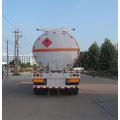 11m Aluminium Alloy Flammable Liquid Transport نصف مقطورة