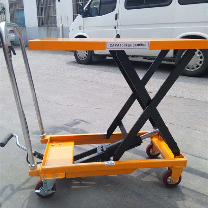 Table élévatrice de chariot à camions robuste de 150 kg