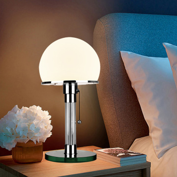 LEDER White Side Glass Table Lamp