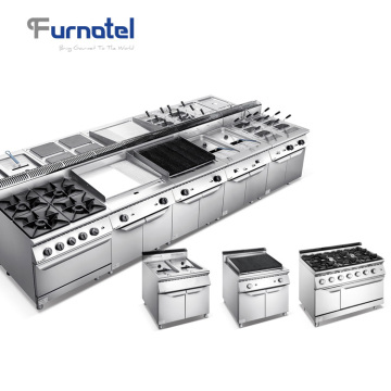 Hotel Restaurant Electric/Gas Cooking Kitchen Equipment Range Supplies for sale