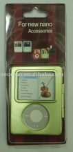 Aluminum Case for Ipod nano 3th-green