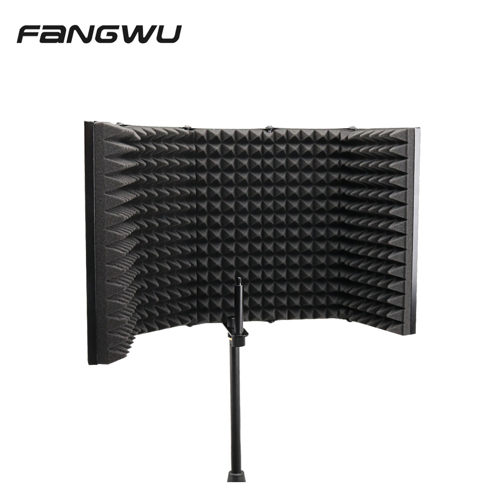 5 Doors Metal Large Size Acoustic Isolation Microphone Shield For Recording