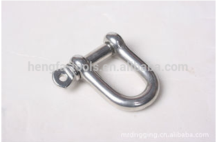 European Type Stainless steel D shackles bow type shackle