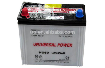 12v45ah auto battery dry charge