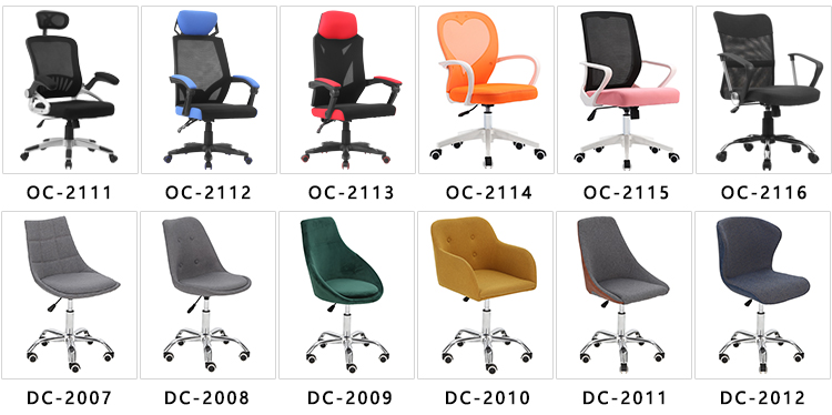 Free Sample Executive Headrest Specification Mesh Guest Luxury Fabric Wheel Recaro Metal Folding Office Chair For Office Chair