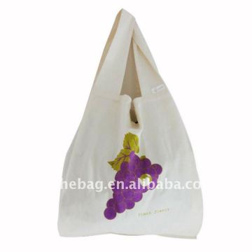 Resuable Tote Organic Cotton Vest Bag