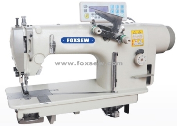 Direct Drive Top and Bottom Feed Chain Stitch Sewing Machine