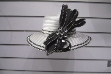 Women's Satin Ribbon Formal Church Hats