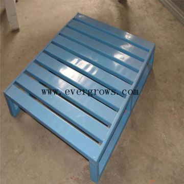 container transportation using heavy steel pallet