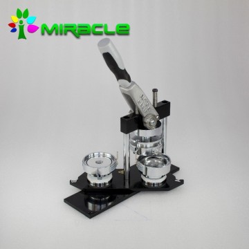 Button pin machine swing type