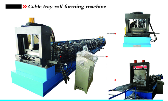 Perforated Cable Tray Cold Roll Forming Machine