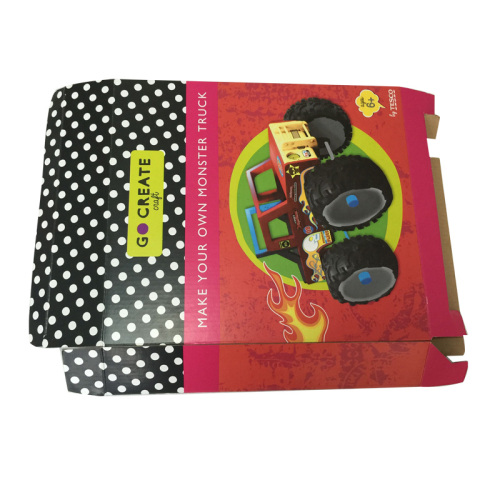 Cheap shipping customized corrugated matte CMYK gift box
