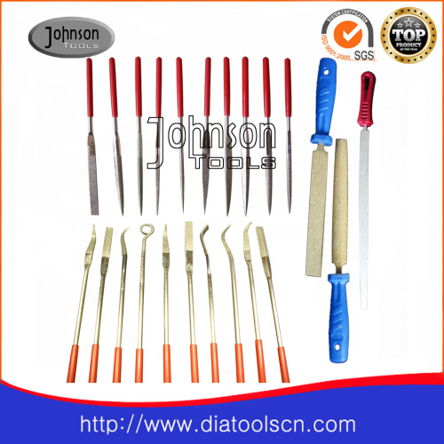 Electroplated diamond file: diamond tool