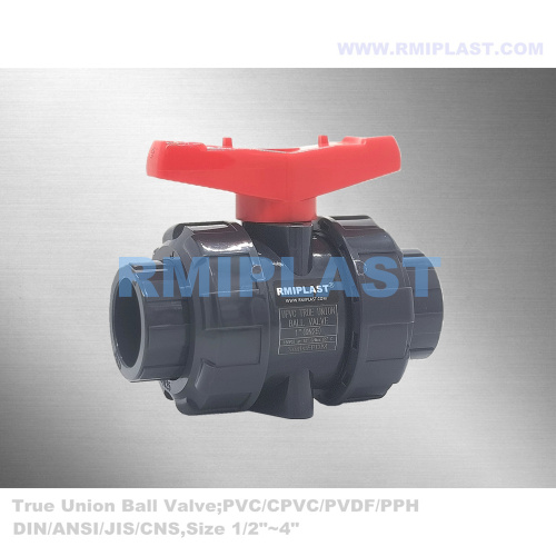 Van bi PVC DN50 CNS DIN ISO