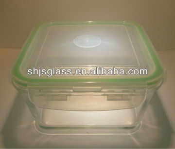 square glass crisper