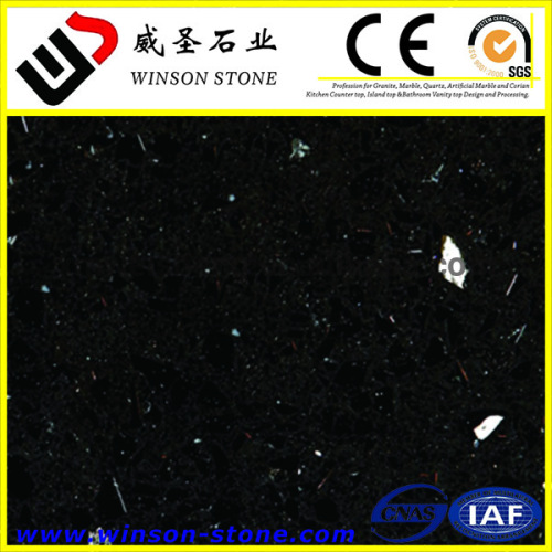 Artifical crystal black quartz tile ,Elegant quartz distributors