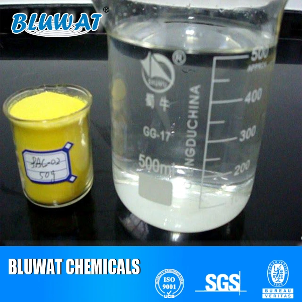 Sludge Dewatering Chemicals Polymer Coagulant PAC02 Grade