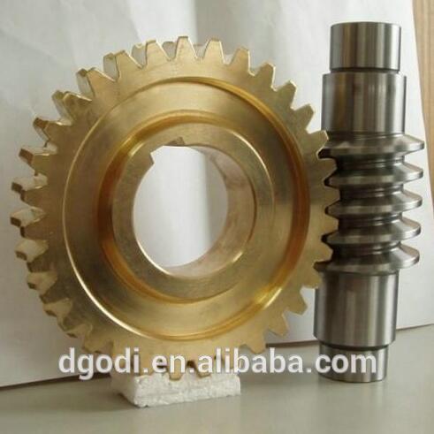 worm gearbox gear of brass big worm gear set