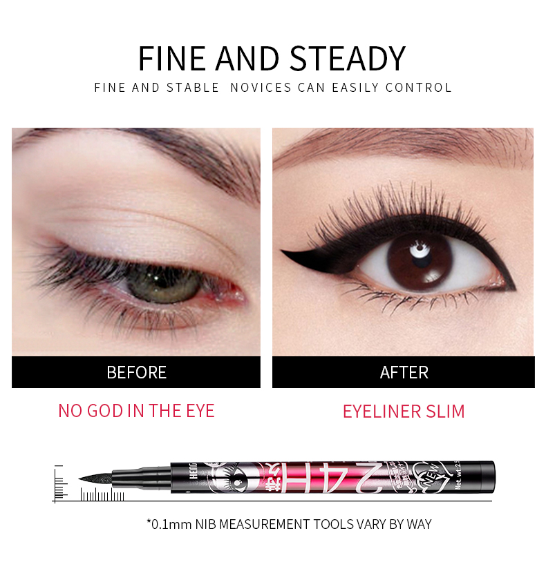 Factory Low price Eyeliner 24 Hours Waterproof Longwear Black Eyeliner Pencil