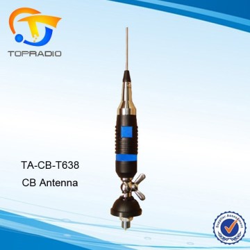TOPRADIO 26-28MHz CB Antenna CB-T638 400W Stainless Steel UHF-Male