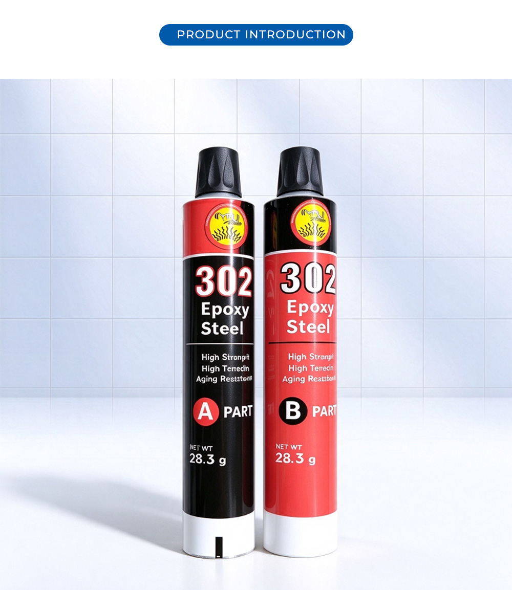302 Эпоксидный стальной ремонтный клей AB X 302 Epoxy Steel AB Repair Glue X