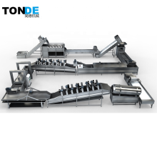 Small Scale Finger Potato Chips and Frozen French Fries Production Line Machine