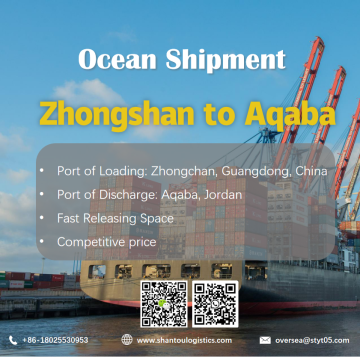 Ocean Freight from Zhongshan to Aqaba